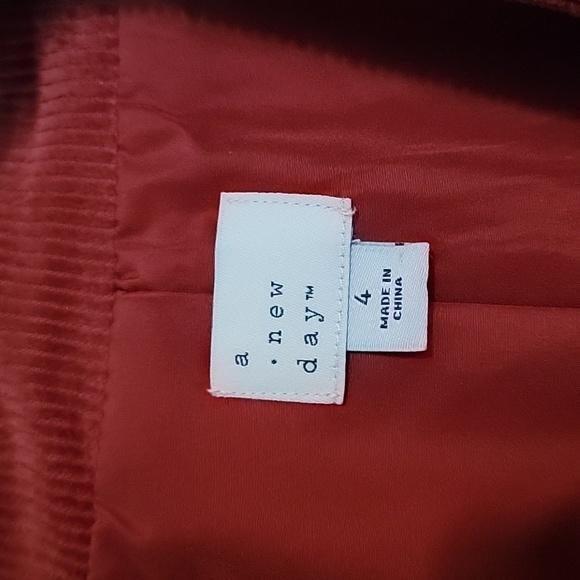 a new day Rust-Red Corduroy Blazer - Picture 2 of 4